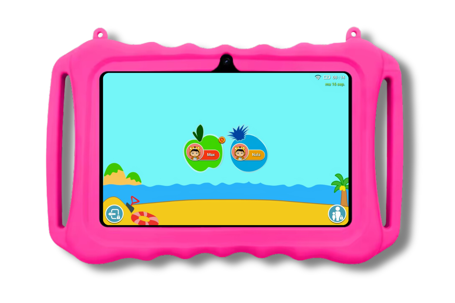 TinyPlay kindertablet met meerdere profielen in ouderlijk toezicht TinyPlay kindertablet met meerdere profielen in ouderlijk toezicht